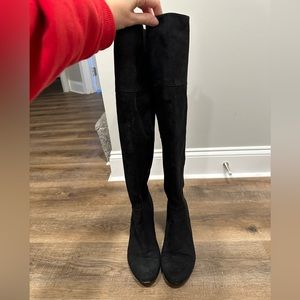 Alfani Over Knee Suede Boots - Size 10